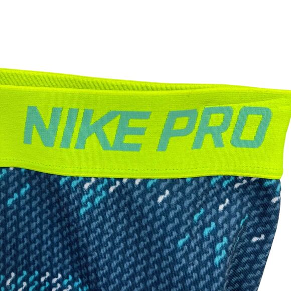 Nike Pro Drifit Geo Pattern Pull On Leggings Womens Size Medium - Picture 2 of 6